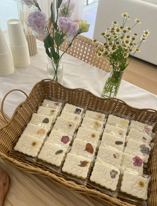 Edible Flower Cookies