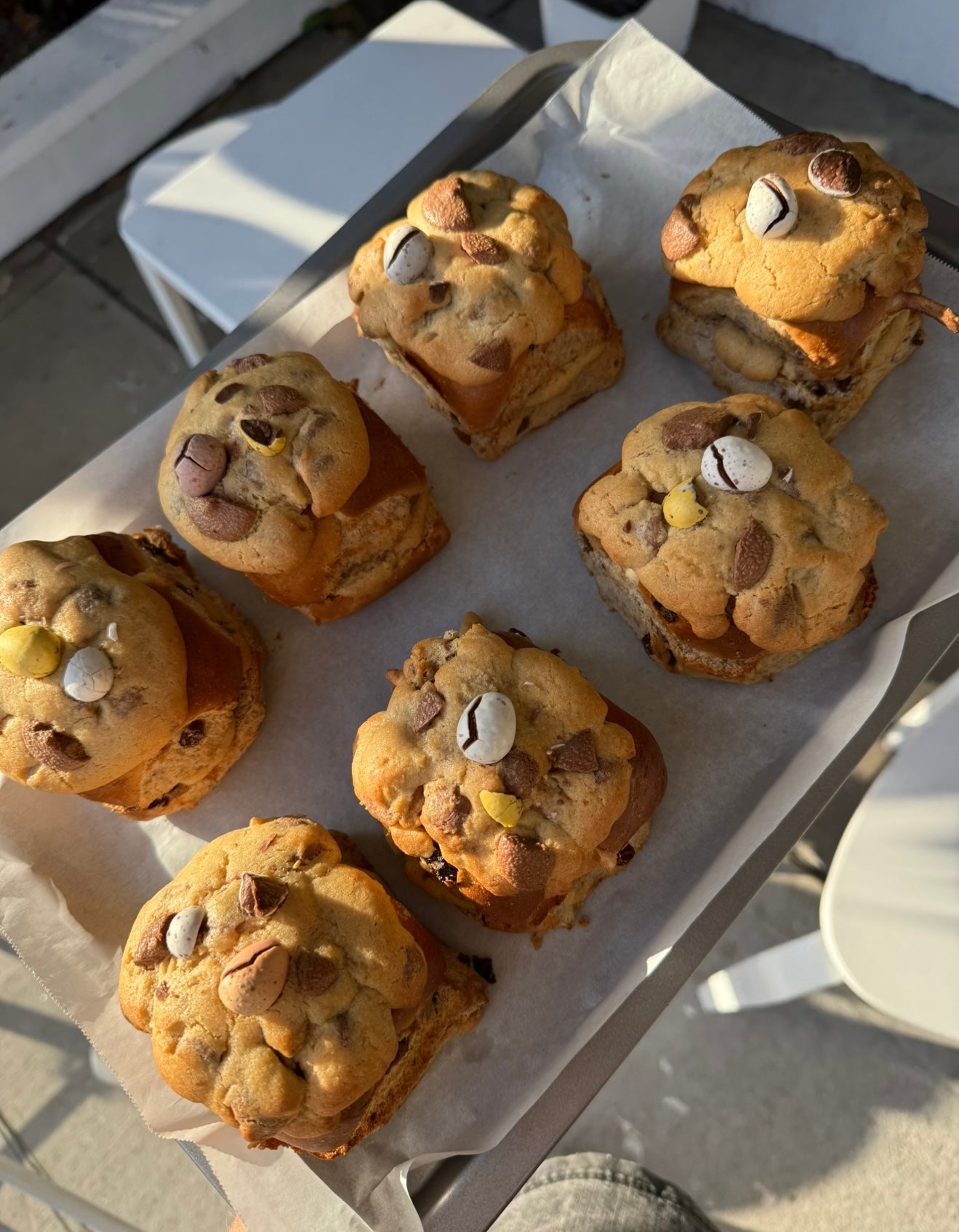 Hot Cross Cookie Buns