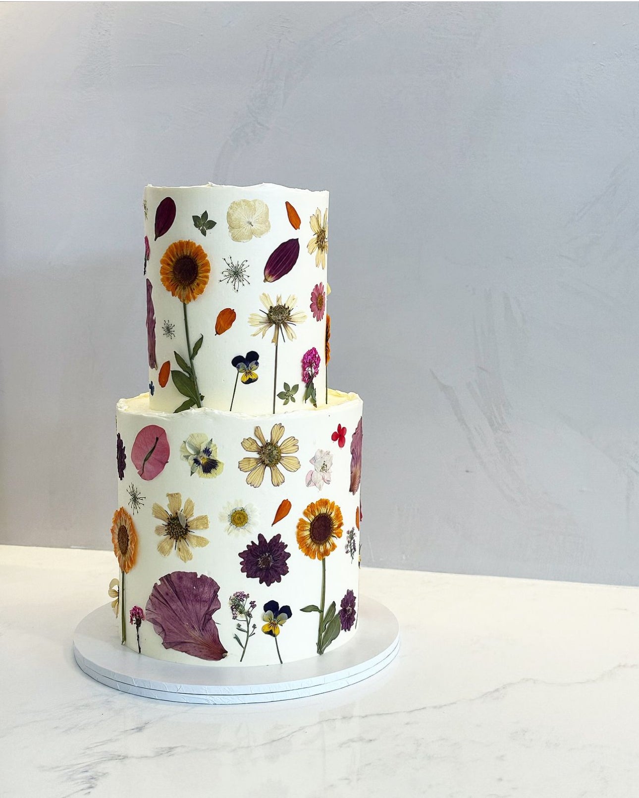 Edible Flower Cake