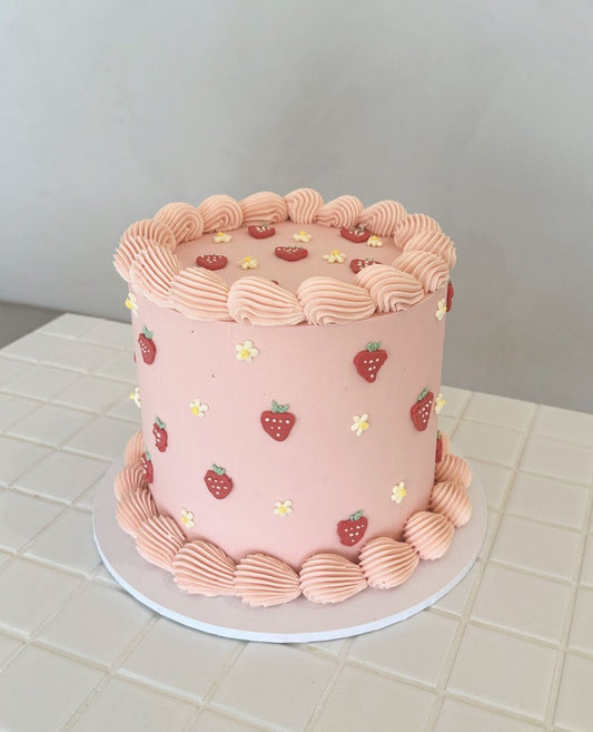 Strawberry Shortcake Cake