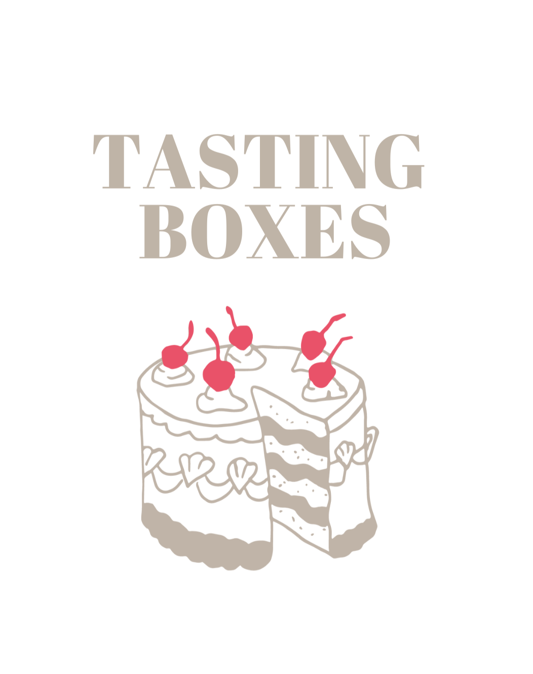 Cake Tasting Box - 16th & 17th MAY