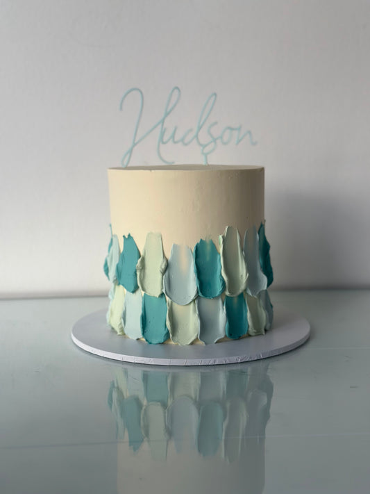 Half Texture Cake