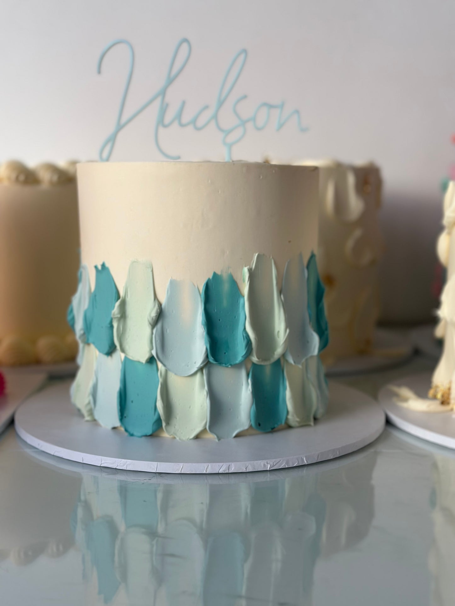Half Texture Cake