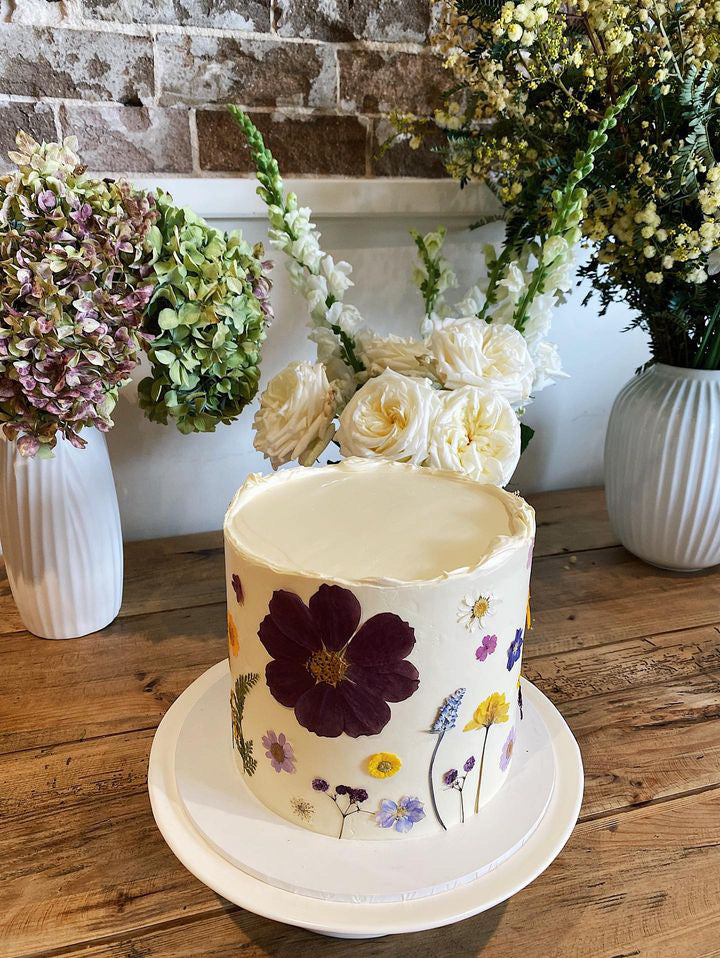 Edible Flower Cake