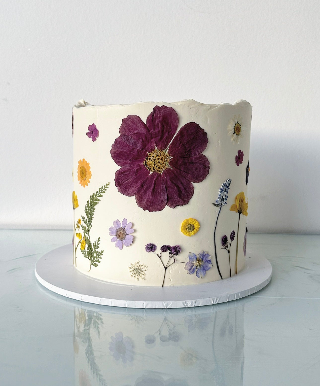 Edible Flower Cake