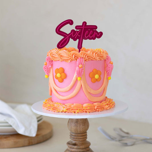 Sixteen - Hot Pink