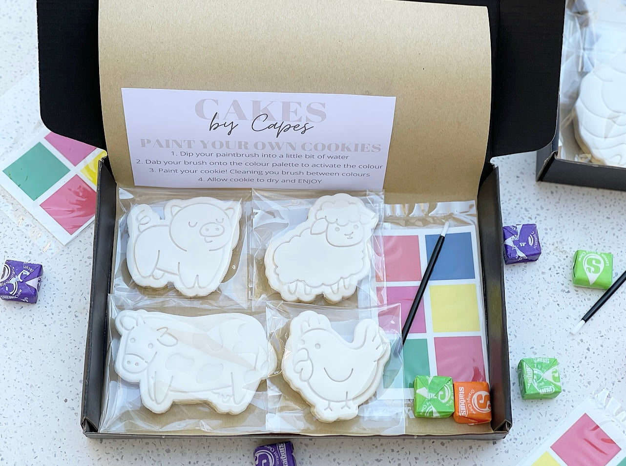 P.Y.O Cookies - Farm Animals