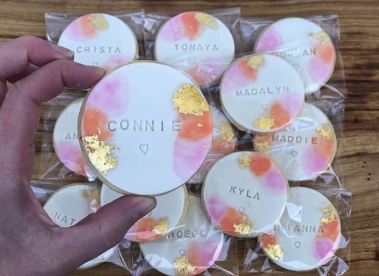 Design your own cookies - WATERCOLOUR (min 10)