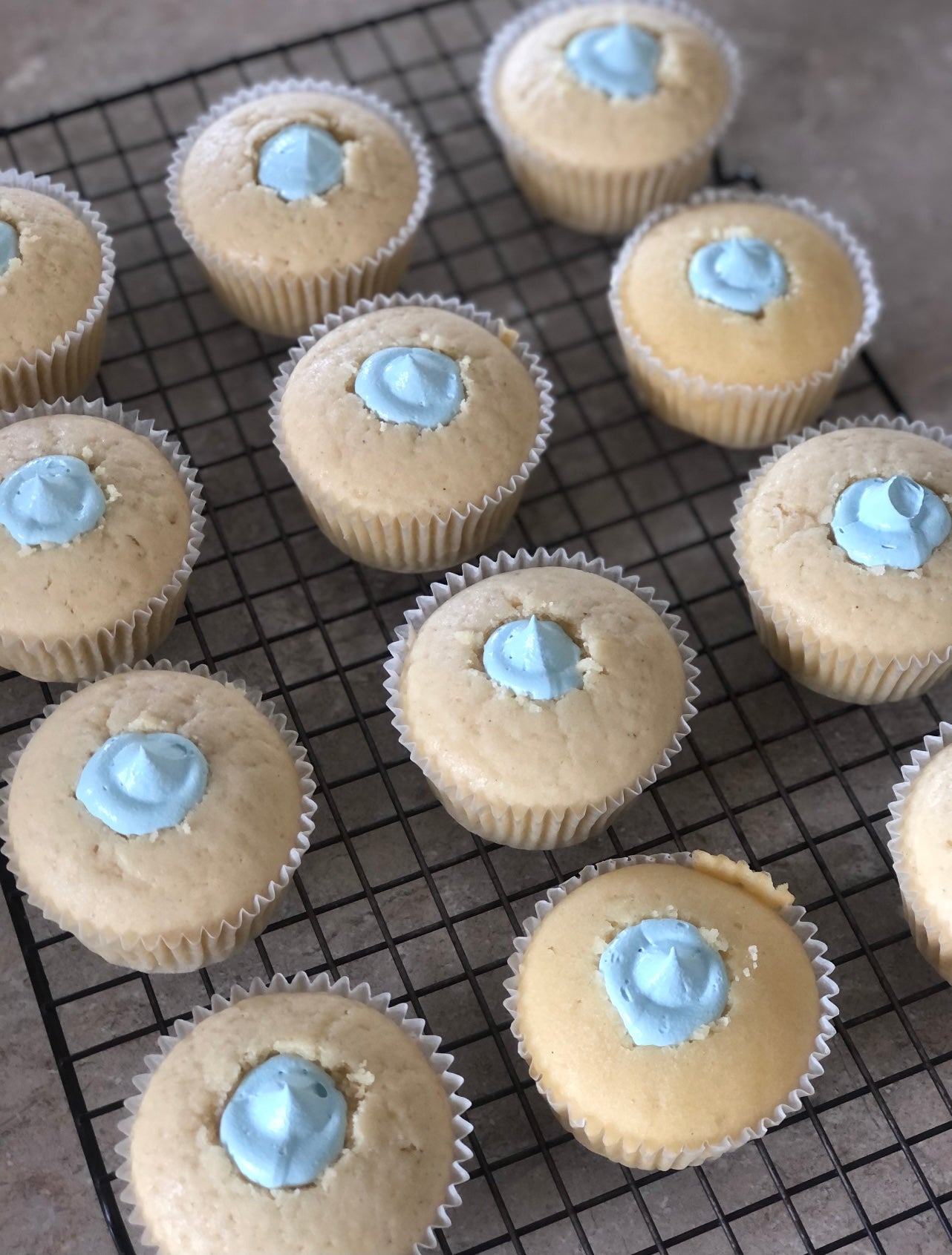 Gender Reveal Cupcakes