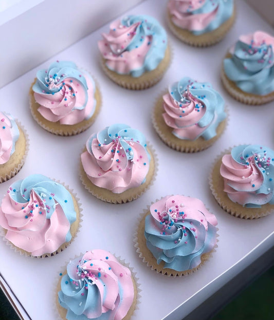 Gender Reveal Cupcakes