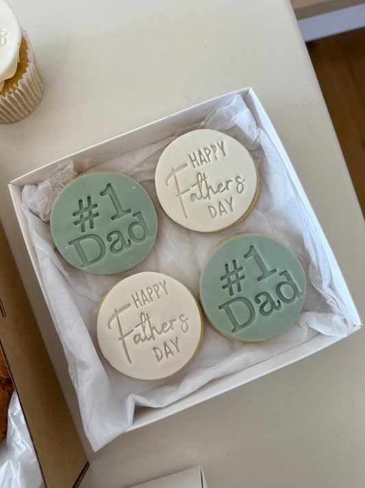 #1 Dad - Sugar cookies
