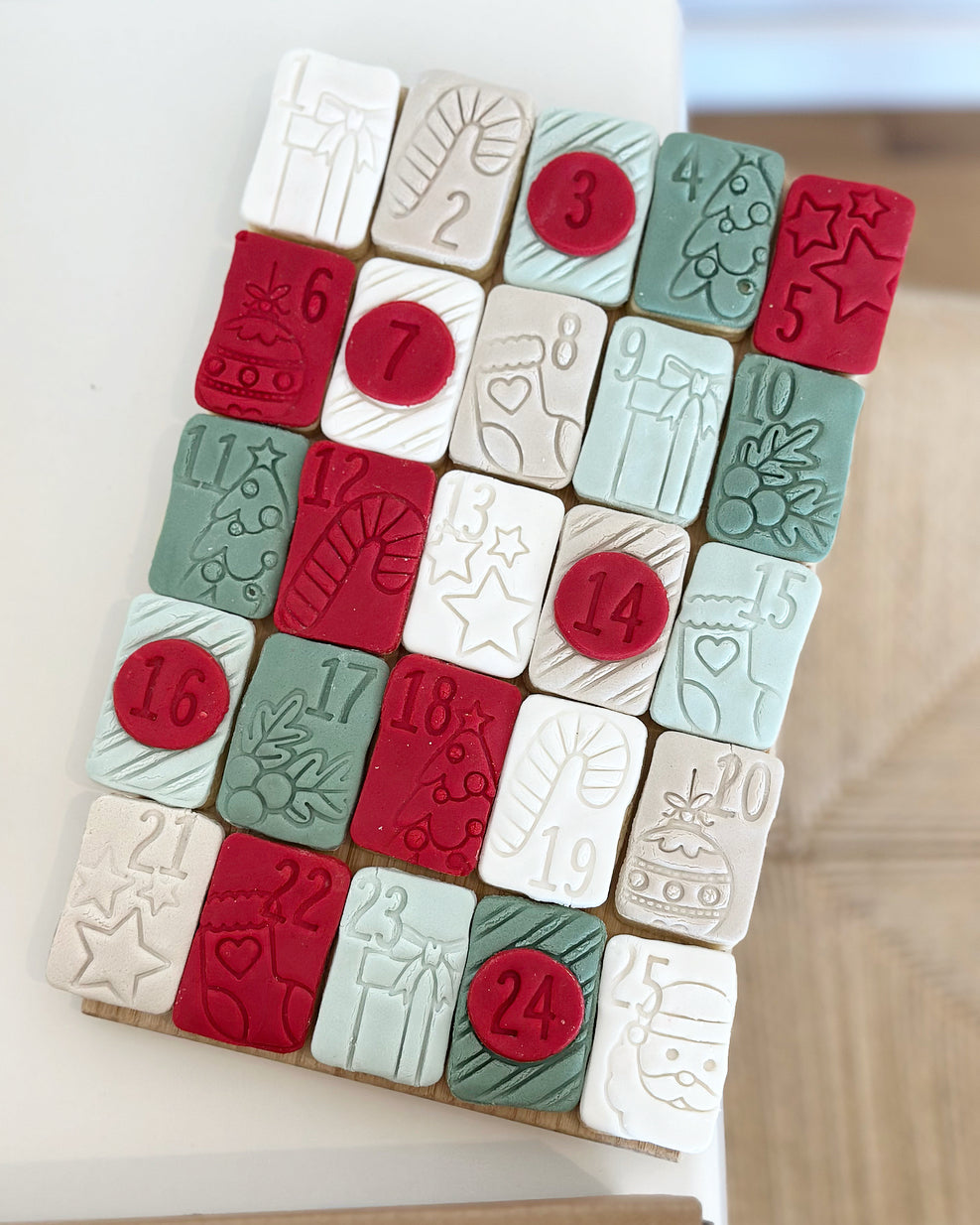 Advent Calendar Cookies