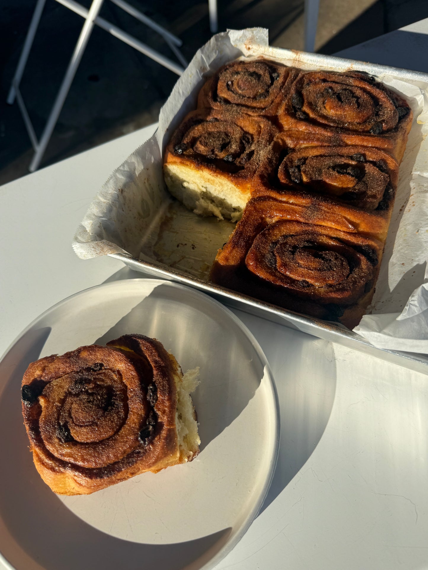 Hot Cross Cinnamon Scrolls
