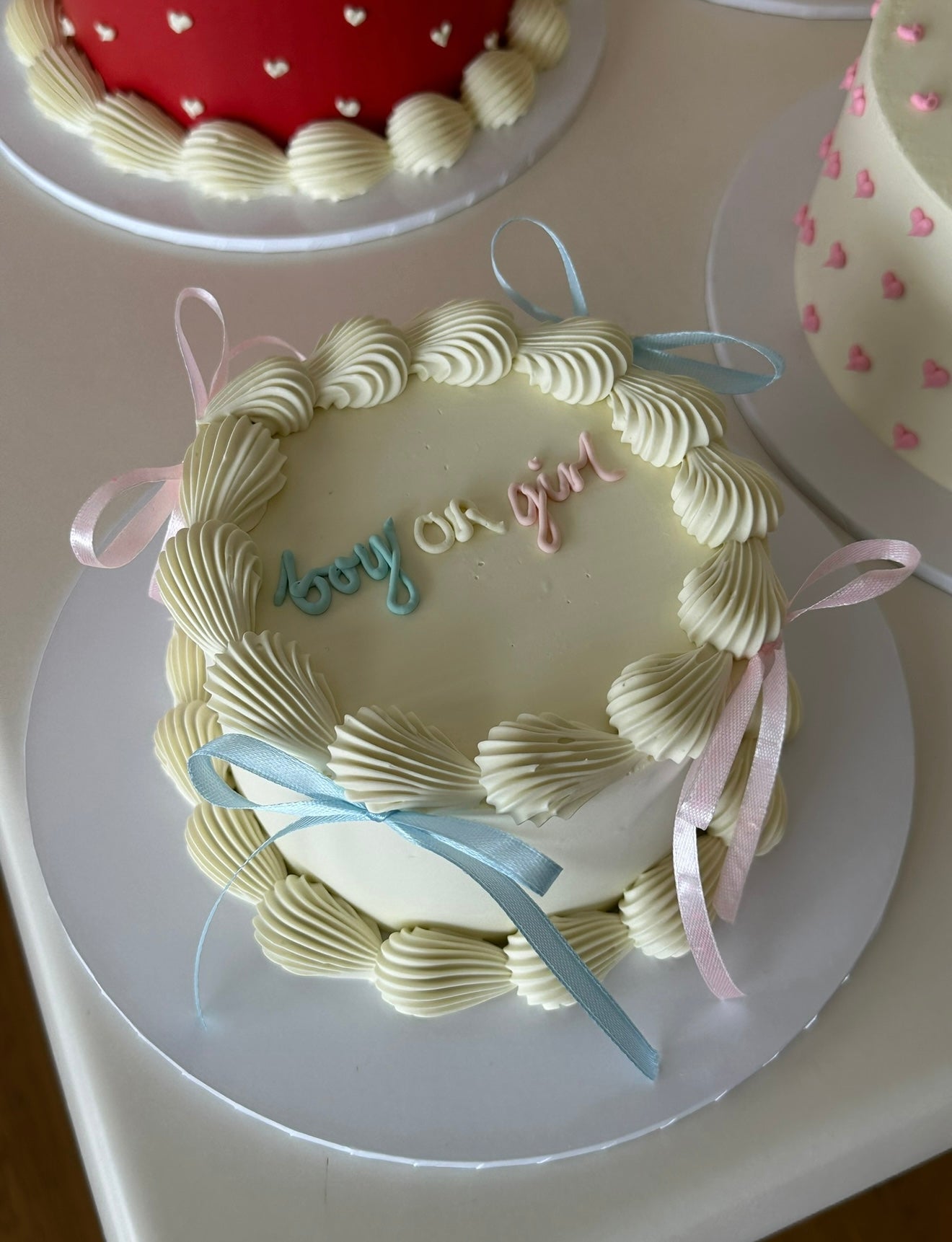 Simple Piped Gender Reveal