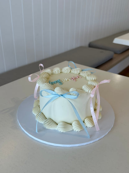 Simple Piped Gender Reveal