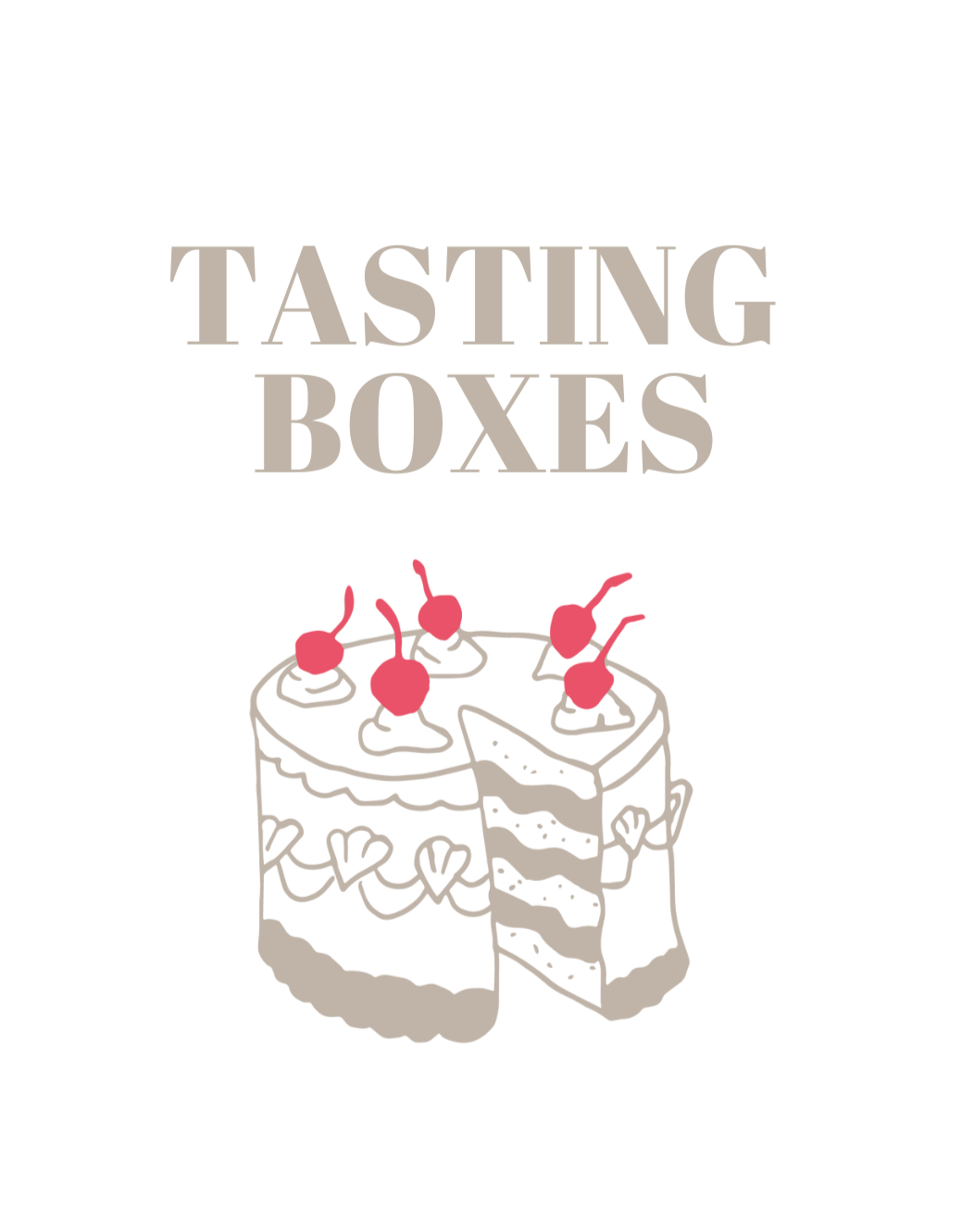 Cake Tasting Box - 1st & 2nd MARCH