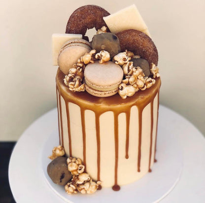 Cookie Dough Donut Cake