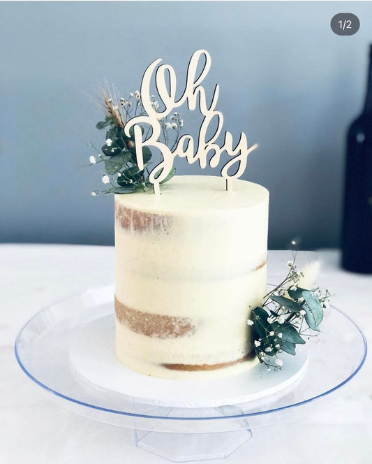 Semi Naked Ecualyptus Cake