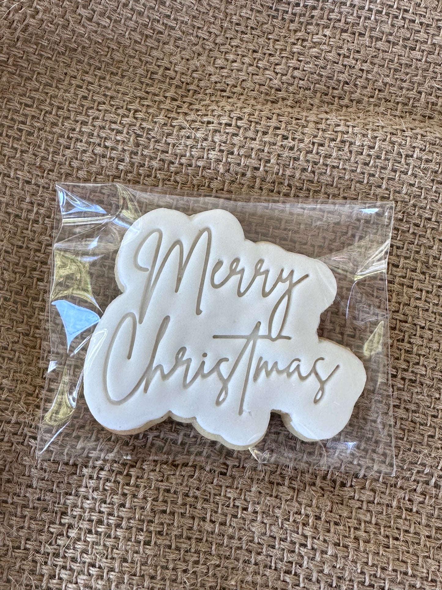 Individual Merry Christmas Cookies