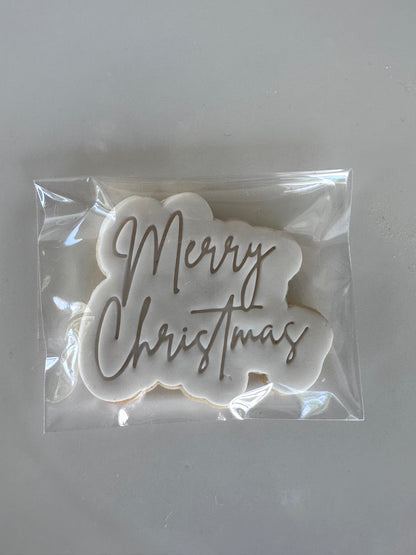 Individual Merry Christmas Cookies